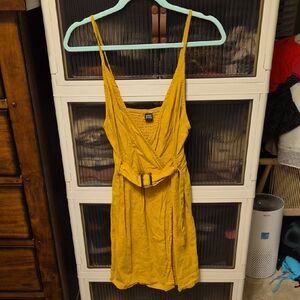Wild Fable Mustard Yellow Mini Dress
